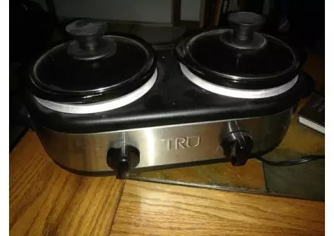 TRU Buffet Slow Cooker, 2-crock